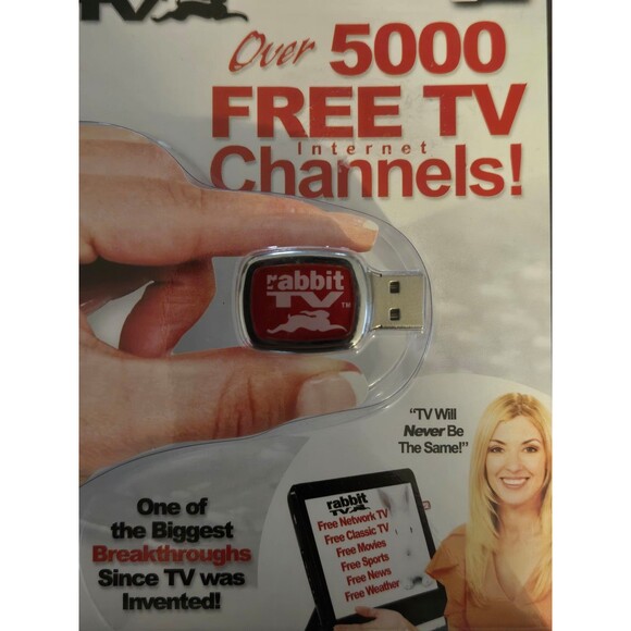 Rabbit TV USB Plug In  NEW - Picture 2 of 3